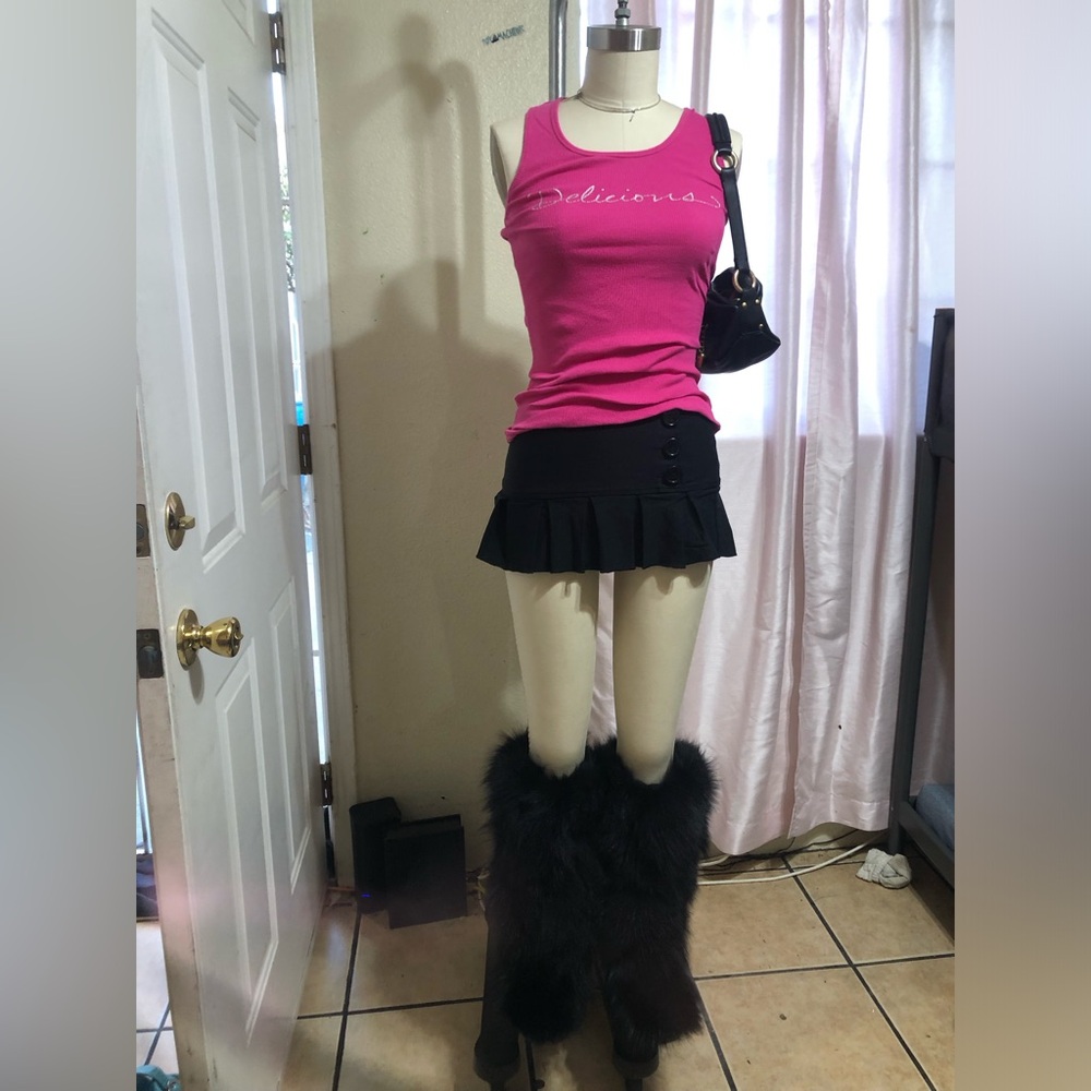 Y2k pink tank top